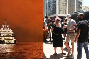 Φωτιά στην Ύδρα: Αλλάζουν όλα τα δεδομένα - Η πυρκαγιά προκλήθηκε από την ακτή, όχι από τη θαλαμηγό (video)