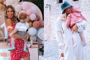 Δενδρόσπιτο, ροζ μπαλόνια και μονόκεροι: Το παραμυθένιο πάρτι της Αθηνάς Οικονομάκου για την κόρη της, Σιένα (photos)