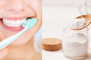 «Αστραφτερά» δόντια στο πι και φι: Δοκιμάστε να τα πλύνετε με μαγειρική σόδα και αλάτι