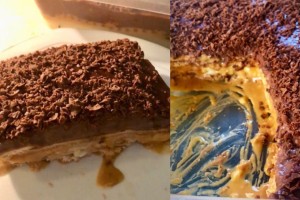 «Παραδεισένια» απόλαυση: Γλυκό ψυγείου με καραμέλα και μπισκότα από άλλο πλανήτη