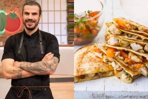 Ο Άκης Πετρετζίκης φέρνει το Μεξικό στην κουζίνα σας: Λαχταριστές τορτίγιες με κοτόπουλο και μπόλικο τυρί