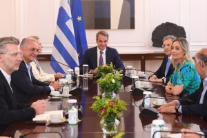 Κυριάκος Μητσοτάκης: Η συνάντηση με τους επτά ευρωβουλευτές της ΝΔ - Μέσω τηλεδιάσκεψης Μπελέρης και Μεϊμαράκης