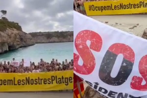 «Τέλος» η Μαγιόρκα: Ντόπιοι διώχνουν τους τουρίστες από δημοφιλείς παραλίες (video)