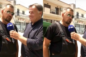 Απίστευτο σκηνικό στις Σέρρες: Αγρότης πήγε να ψηφίσει με το... τρακτέρ του! (video)