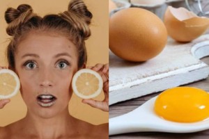 Τέρμα οι κοκκινίλες: Φυσική μάσκα προσώπου με αυγό και λεμόνι για δέρμα σα μωρό