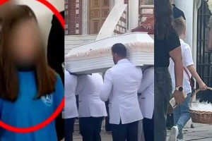Τραγωδία στη Χαλκιδική: «Ράγισαν» καρδιές στην κηδεία της 13χρονης που σκοτώθηκε από κεραυνό σε παραλία