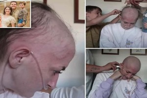 «Δεν έκλαψα σήμερα»: Ραγίζει καρδιές καρκινοπαθής μητέρα που άφησε τα παιδιά της να ξυρίσουν το κεφάλι της