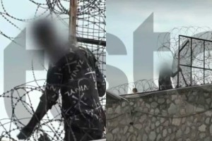 Φυλακές Κορυδαλλού: Η στιγμή που κρατούμενος επιχειρεί να αποδράσει (video)