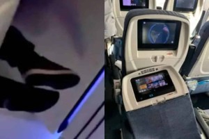 Πανικός σε πτήση με έντονες αναταράξεις: Επιβάτης βρέθηκε σε ντουλάπι χειραποσκευών! (video)