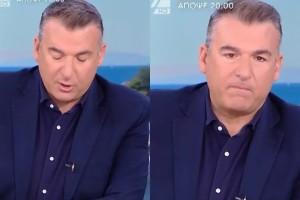 Βουρκωμένος ο Γιώργος Λιάγκας στον αέρα: «Αισθάνομαι ντροπή πραγματικά...»