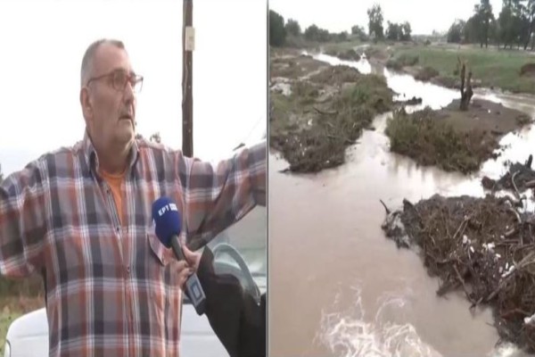 «Στα χαμένα» κάτοικος της Λάρισας: «Η Θεσσαλία διαλύθηκε, τα χωράφια μας έχουν δύο μέτρα νερό - Θα πεθάνουμε» (video)