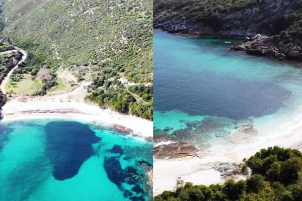 Ούτε 2 ώρες από την Αθήνα: Η άγνωστη παραλία με τα γαλαζοπράσινα νερά σαν να είσαι σε νησί