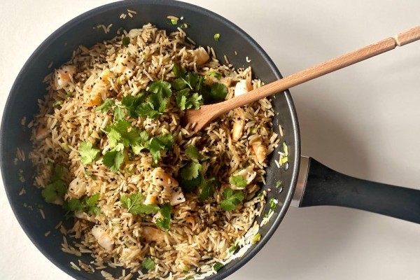Τηγανητό ρύζι με γαρίδες στο Air Fryer: Μια θεσπέσια και γρήγορη συνταγή