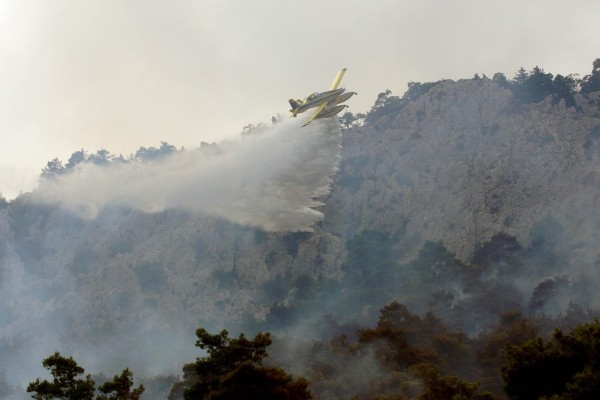 Φωτιά στον Όλυμπο: Άμεση η κινητοποίηση της Πυροσβεστικής