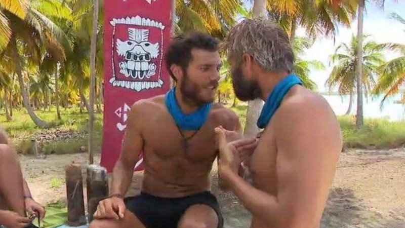 Αλέξης Παππάς Νίκος Μπάρτζης ξύλο Survivor spoiler