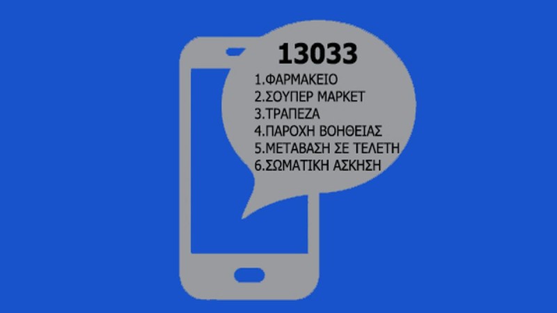 Τότε τελειώνουν οριστικά και αμετάκλητα τα sms στο 13033