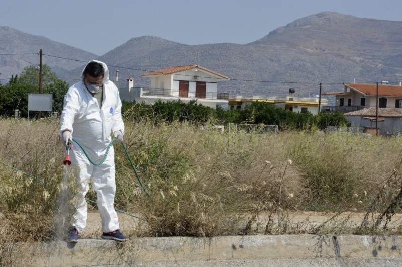 Ιός Δυτικού Νείλου ψεκασμός