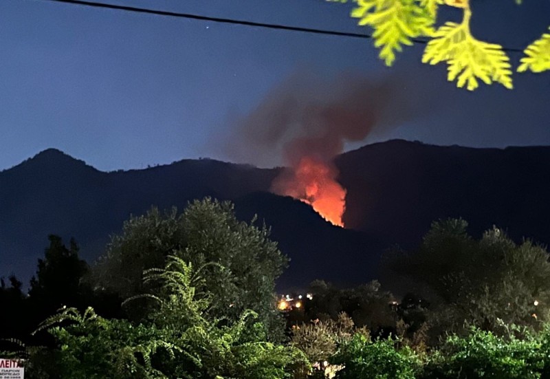 πυρκαγιά στη Θάσο 