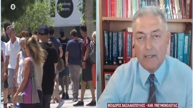 «Βόμβα» Βασιλακόπουλου: Σε έξαρση ο κορωνοϊός, άνοδος κρουσμάτων - Ανησυχία για «κοκτέιλ» με γρίπη