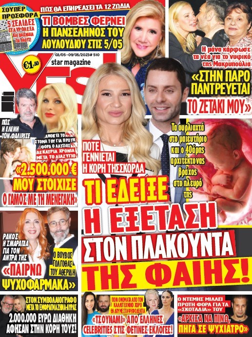 Yes Magazine Ζέτα Μακρυπούλια μητέρα για το γάμο της