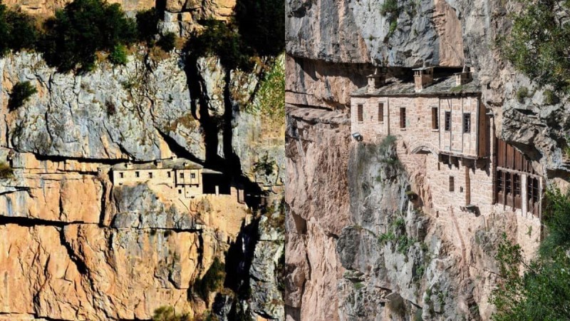Μονή Κηπίνας: Ένα από τα πιο παράξενα εκκλησάκια της Ελλάδας - Είναι σφηνωμένο στον βράχο και η θέα του σε συναρπάζει