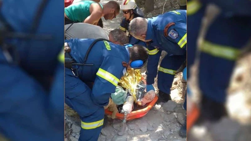 Φαράγγι της Σαμαριάς: «Αλλού ήταν αυτός, αλλού το πόδι του, έκανα το καθήκον μου» λέει η γιατρός που έσωσε τον τουρίστα