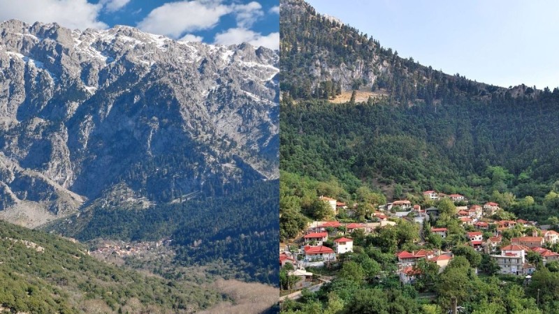 «Φωλιασμένο» στις πλαγιές της Γκιώνας: Το ιστορικό χωριό της Φωκίδας που αποτελεί ένα από τα ορεινά «διαμάντια» της Ελλάδας
