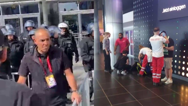 Final-4 Euroleague: Άγρια επεισόδια έξω από την Uber Arena,  Τούρκοι επιτέθηκαν σε οπαδούς του Παναθηναϊκού – Τραυμάτισαν αστυνομικό στο σημείο (video)