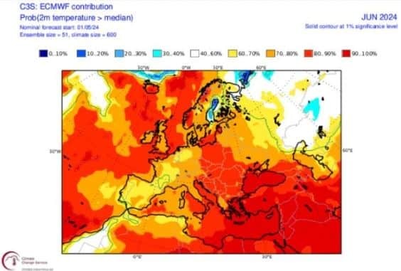 Πάει για 50 βαθμούς η θερμοκρασία - Έρχεται ασύλληπτος καύσωνας το καλοκαίρι - Τι δείχνουν οι χάρτες για Ιούνιο, Ιούλιο, Αύγουστο