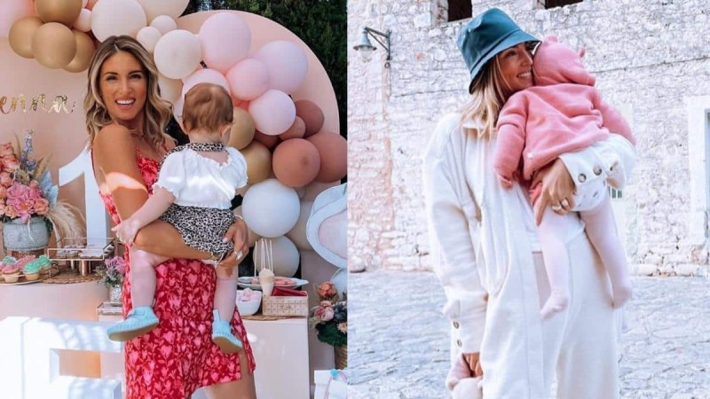 Δενδρόσπιτο, ροζ μπαλόνια και μονόκεροι: Το παραμυθένιο πάρτι της Αθηνάς Οικονομάκου για την κόρη της, Σιένα (photos)