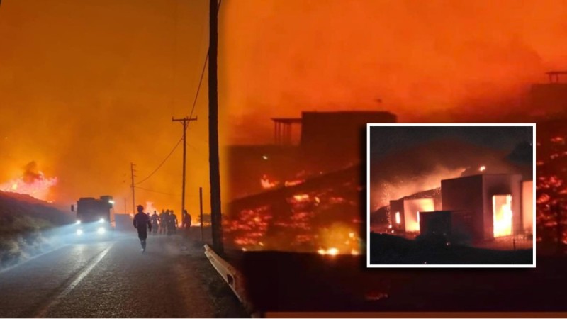 Σέριφος: Κάηκε όλη η νοτιοδυτική πλευρά του νησιού - Στάχτη σπίτια, εκκλησίες και αποθήκες, εκκενώθηκαν 8 οικισμοί (video)
