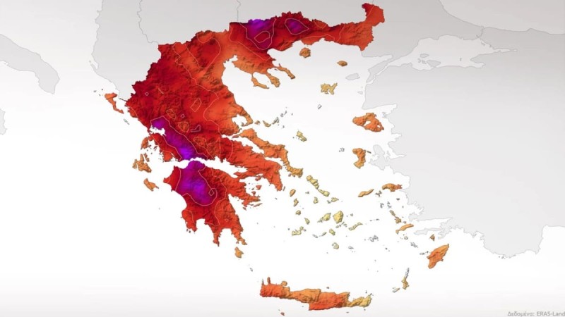 Καιρός: Το γράφημα του τρόμου για τα καλοκαίρια μας - Παρουσιάζει τη μέση θερμοκρασία από το 1960 μέχρι σήμερα (photo)