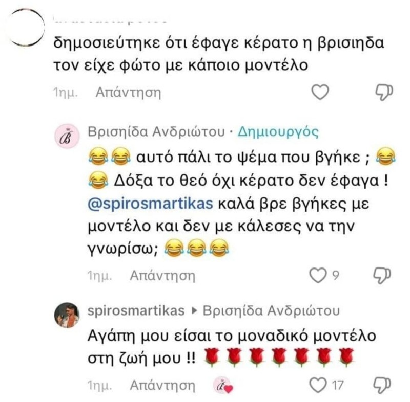 Το σχόλιο που έφερε αναστάτωση στη Βρισηίδα Ανδριώτου