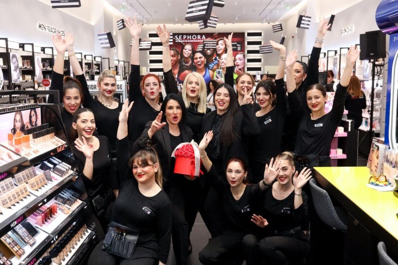 Στιγμιότυπα από το Grand Opening του Sephora στο River West